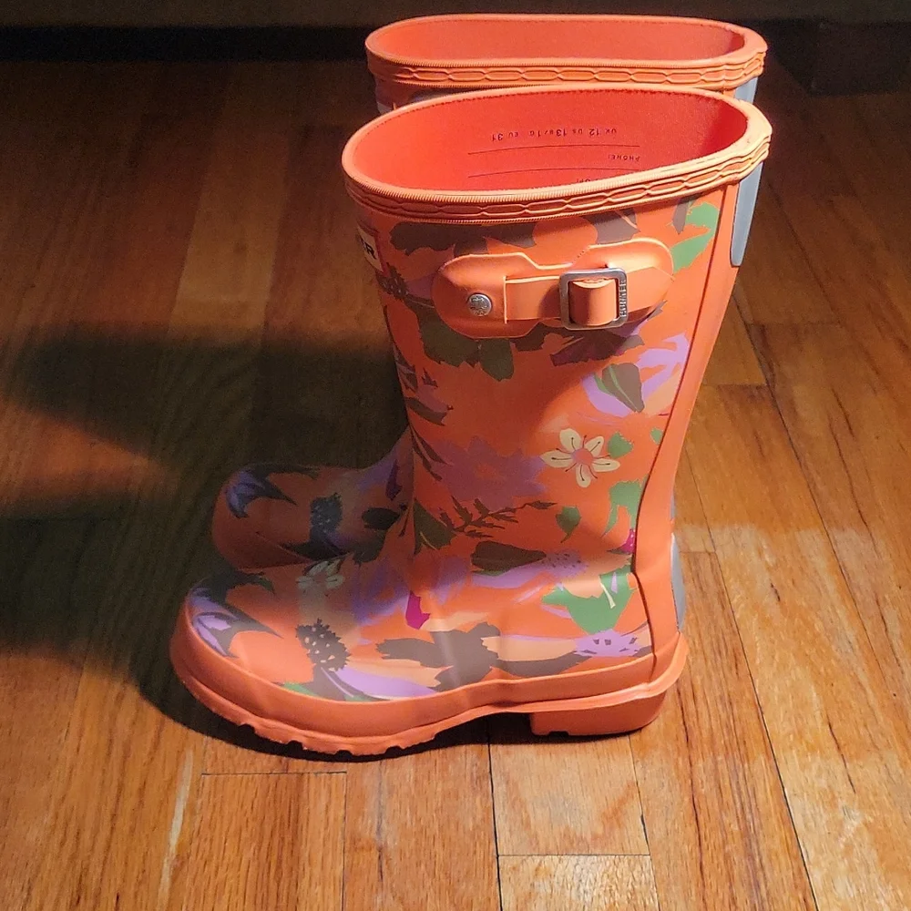 💥SALE💥Hunter Original Big Kids Rain 🌧  Boots - Picture 4 of 6